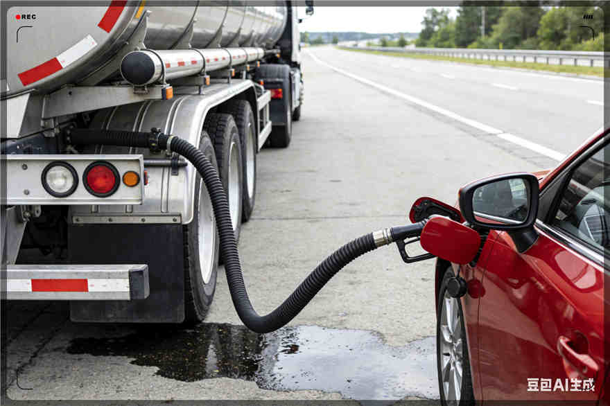 舞钢汽车救援送水案例